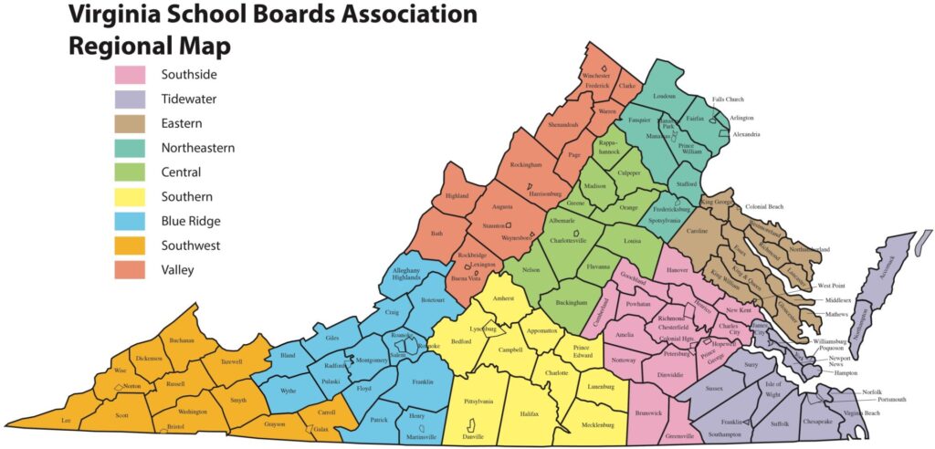 School Divisions Map | VSBA